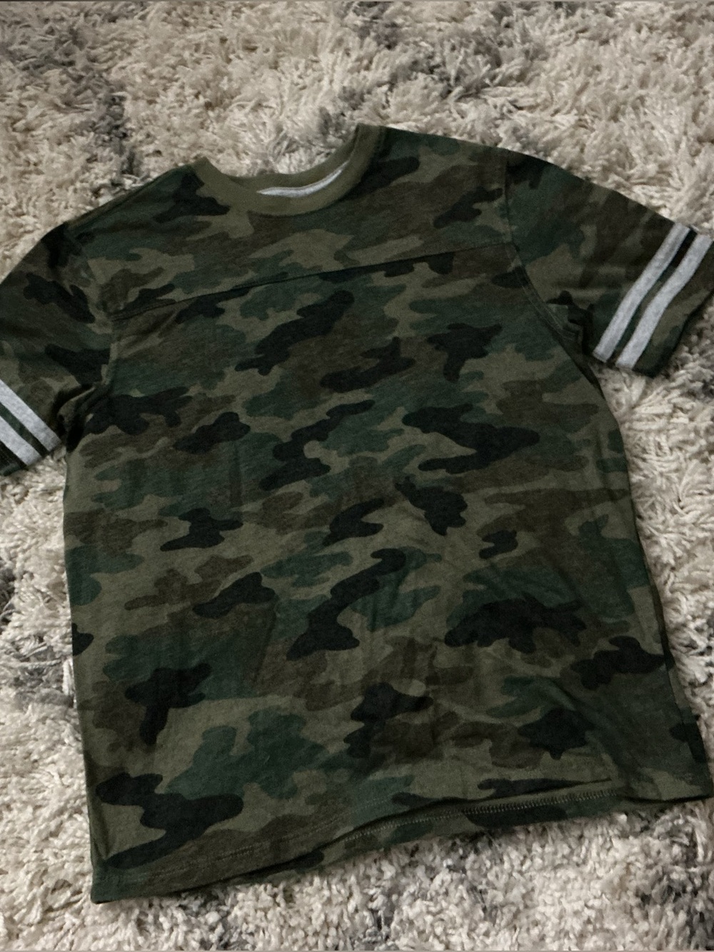 Wonder Nation Boys Camo T-Shirt (Youth XL 14-16)